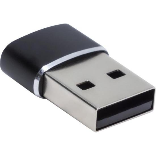 Adaptador USB Macho Para USB Tipo C Fêmea Storm por 9,00 à vista no boleto/pix ou parcele em até 1x sem juros. Compre na loja Mundomax!