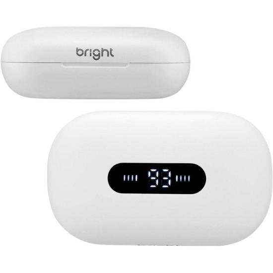 Fone de Ouvido Bright FN571 Bluetooth Branco por 260,99 à vista no boleto/pix ou parcele em até 10x sem juros. Compre na loja Mundomax!