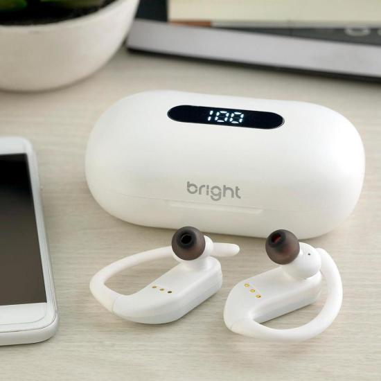 Fone de Ouvido Bright FN571 Bluetooth Branco por 260,99 à vista no boleto/pix ou parcele em até 10x sem juros. Compre na loja Mundomax!