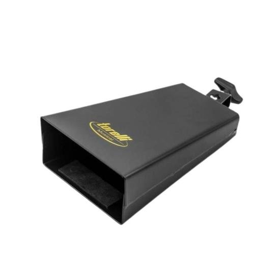 Cowbell Torelli 8\" TO053 Preto por 140,00 à vista no boleto/pix ou parcele em até 5x sem juros. Compre na loja Mundomax!
