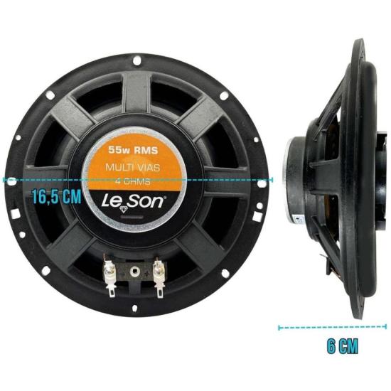 Alto-falantes Leson 5\" e 6x9” 55w (PAR) por 213,99 à vista no boleto/pix ou parcele em até 8x sem juros. Compre na loja Mundomax!