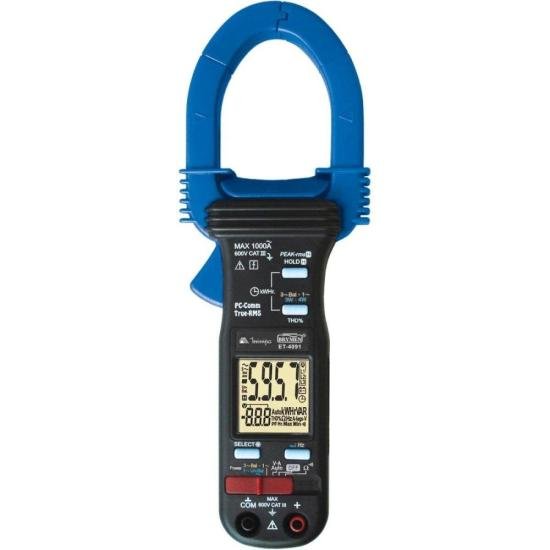 Alicate Wattímetro Digital Minipa ET-4091 por 0,00 à vista no boleto/pix ou parcele em até 1x sem juros. Compre na loja Mundomax!