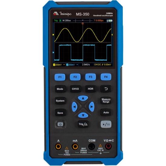 Osciloscópio Digital Portátil Minipa MS-350 por 0,00 à vista no boleto/pix ou parcele em até 1x sem juros. Compre na loja Mundomax!