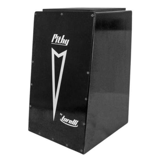 Cajon Elétrico Torelli Inclinado TP108 Pithy Preto por 689,99 à vista no boleto/pix ou parcele em até 10x sem juros. Compre na loja Mundomax!