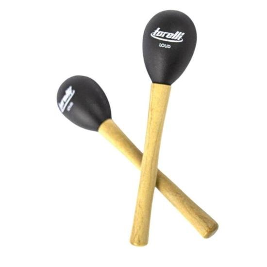 Par De Maraca Torelli Loud TM021 Cabo De Madeira Preta por 89,99 à vista no boleto/pix ou parcele em até 3x sem juros. Compre na loja Mundomax!
