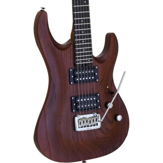 Guitarra Aria Pro II MAC-DLX Stained Brown - Aria