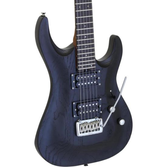 Guitarra Aria Pro II MAC-DLX Stained Black - Aria