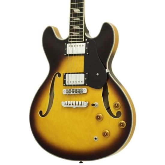 Guitarra Aria Pro II TA-CLASSIC Brown Burst por 2.838,00 à vista no boleto/pix ou parcele em até 12x sem juros. Compre na loja Mundomax!