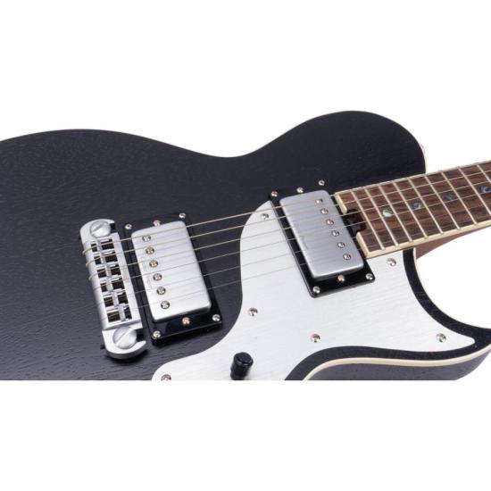 Guitarra Aria Pro II 718-MK2 Brooklyn Open Pore Black por 3.333,00 à vista no boleto/pix ou parcele em até 12x sem juros. Compre na loja Mundomax!