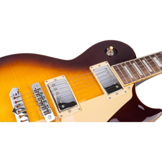 Guitarra Aria Pro II PE-590STD Aged Tobacco Sunburst por 2.580,00 à vista no boleto/pix ou parcele em até 12x sem juros. Compre na loja Mundomax!
