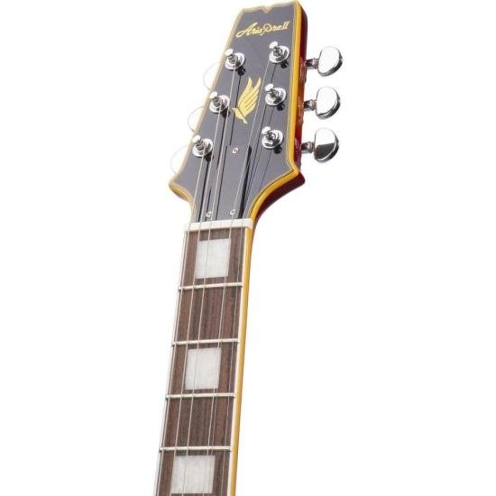 Guitarra Aria Pro II PE-590AF Aged Cherry Sunburst por 3.226,00 à vista no boleto/pix ou parcele em até 12x sem juros. Compre na loja Mundomax!