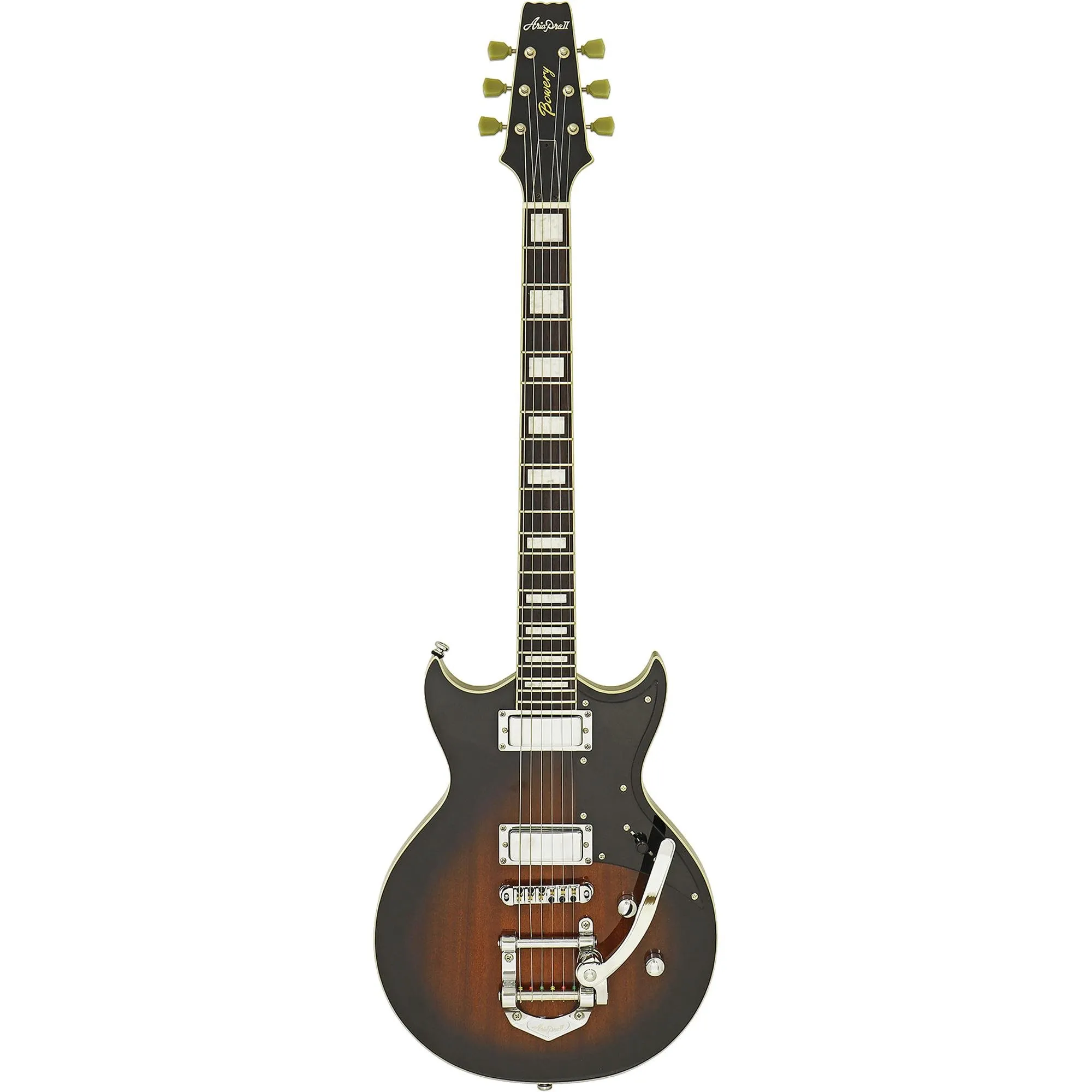 Guitarra Aria Pro II 212-MK2 Bowery Brown Sunburst por 5.054,00 à vista no boleto/pix ou parcele em até 12x sem juros. Compre na loja Mundomax!