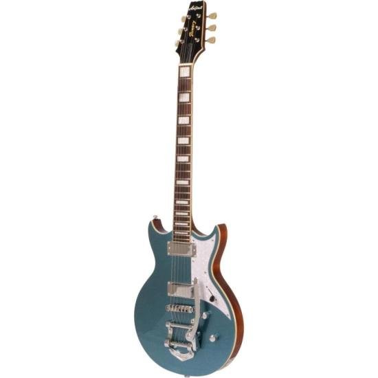 Guitarra Aria Pro II 212-MK2 Bowery Phantom Blue por 4.043,00 à vista no boleto/pix ou parcele em até 12x sem juros. Compre na loja Mundomax!