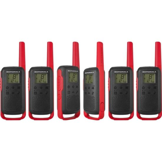 Kit 3 Pares de Rádio Motorola Talkabout T210BR 32KM (82353)