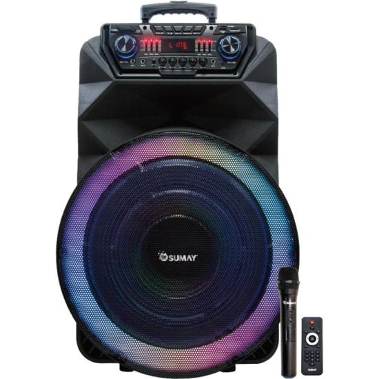 Caixa de Som Sumay Thunder Bolt 1400w Preta por 1.800,99 à vista no boleto/pix ou parcele em até 12x sem juros. Compre na loja Mundomax!