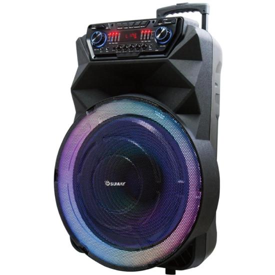 Caixa de Som Sumay Thunder Bolt 1400w Preta por 1.800,99 à vista no boleto/pix ou parcele em até 12x sem juros. Compre na loja Mundomax!