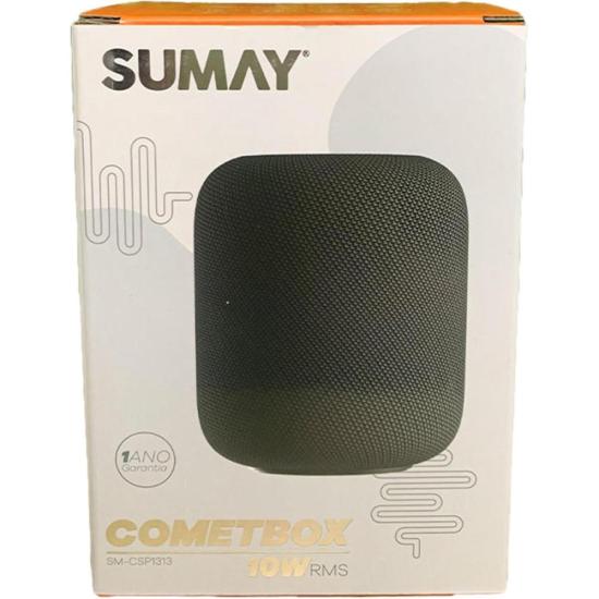 Caixa de Som Sumay Cometbox 10w Preta por 249,99 à vista no boleto/pix ou parcele em até 9x sem juros. Compre na loja Mundomax!