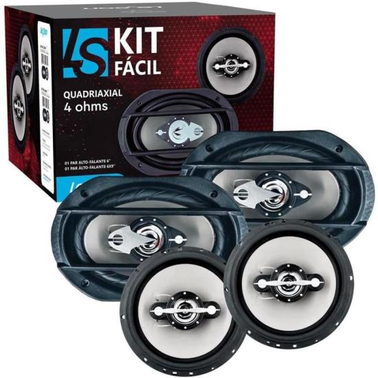 Kit Com 2 Alto-falantes 6x9” e 6” Quadriaxial Leson LS6 140w por 181,99 à vista no boleto/pix ou parcele em até 7x sem juros. Compre na loja Mundomax!