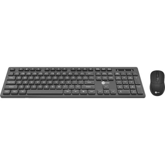 Kit Teclado e Mouse Lecoo KW201 Sem Fio Preto por 130,00 à vista no boleto/pix ou parcele em até 5x sem juros. Compre na loja Mundomax!