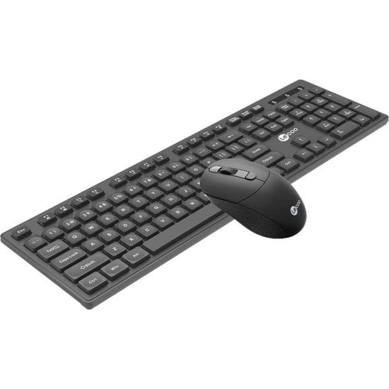 Kit Teclado e Mouse Lecoo KW201 Sem Fio Preto por 130,00 à vista no boleto/pix ou parcele em até 5x sem juros. Compre na loja Mundomax!