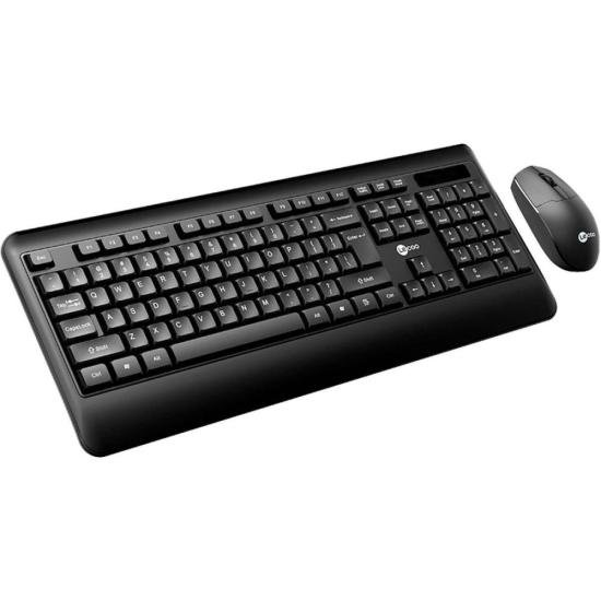 Kit Teclado e Mouse Lecoo KW202 Sem Fio Preto por 147,00 à vista no boleto/pix ou parcele em até 5x sem juros. Compre na loja Mundomax!