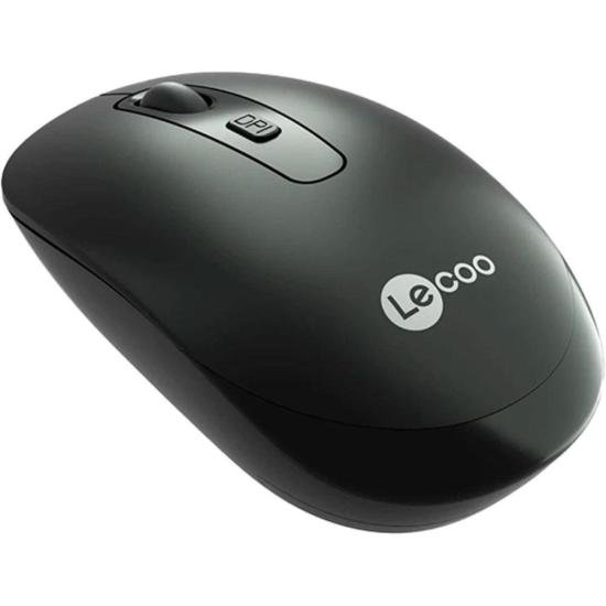 Mouse Sem Fio Lecoo WS205 Preto por 60,00 à vista no boleto/pix ou parcele em até 2x sem juros. Compre na loja Mundomax!