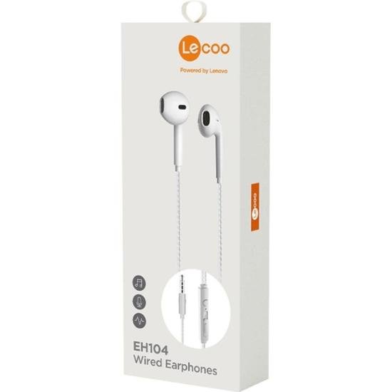 Fone de Ouvido Lecoo EH104 Branco por 28,00 à vista no boleto/pix ou parcele em até 1x sem juros. Compre na loja Mundomax!