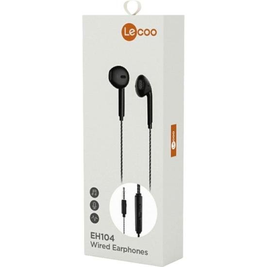 Fone de Ouvido Lecoo EH104 Preto por 23,00 à vista no boleto/pix ou parcele em até 1x sem juros. Compre na loja Mundomax!