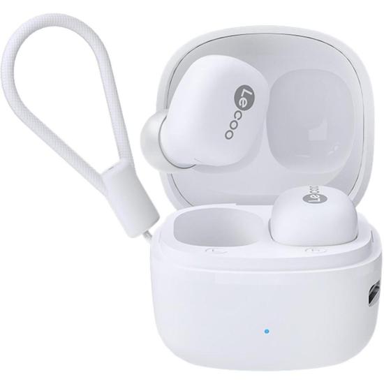 Fone de Ouvido Lecoo EW301 Bluetooth Branco por 0,00 à vista no boleto/pix ou parcele em até 1x sem juros. Compre na loja Mundomax!