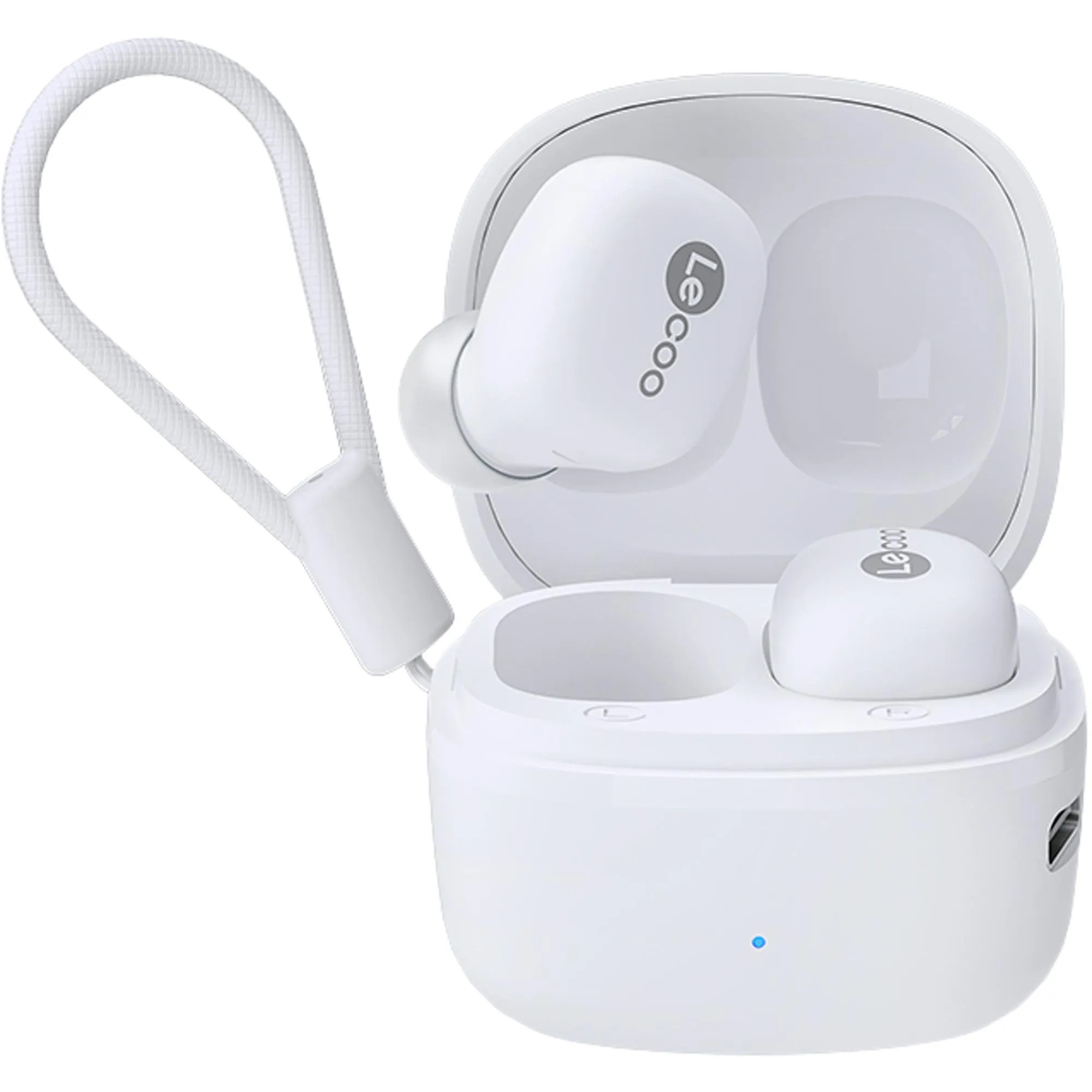 Fone de Ouvido Lecoo EW301 Bluetooth Branco por 0,00 à vista no boleto/pix ou parcele em até 1x sem juros. Compre na loja Mundomax!
