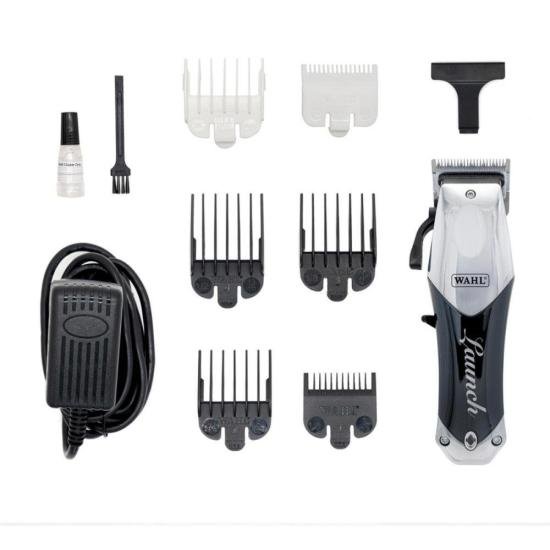 Kit de Máquina de Corte e Acabamento Wahl Launch Bivolt por 1.119,00 à vista no boleto/pix ou parcele em até 12x sem juros. Compre na loja Mundomax!