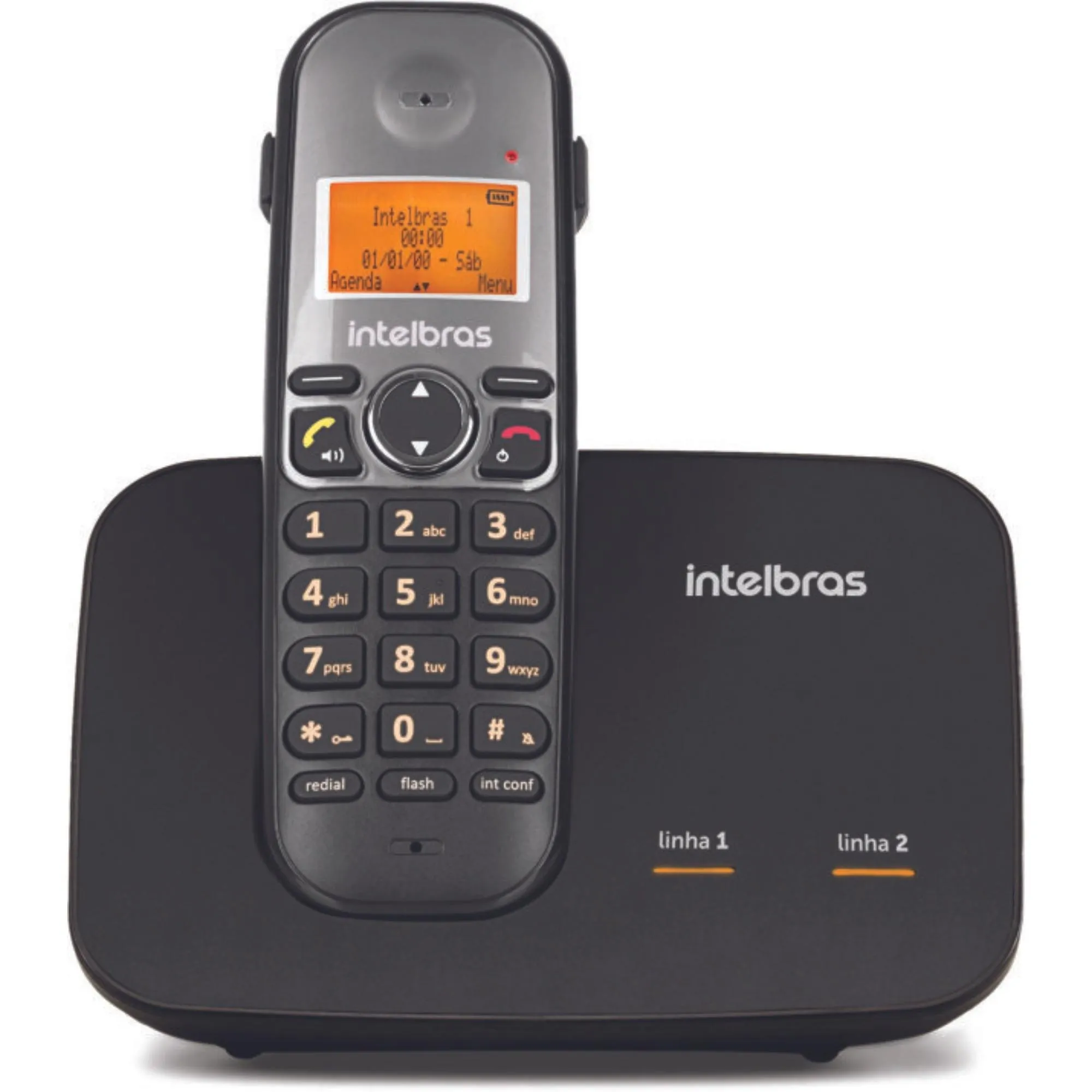 Telefone Sem Fio Intelbrass TS 5150 2 Linhas (82459)