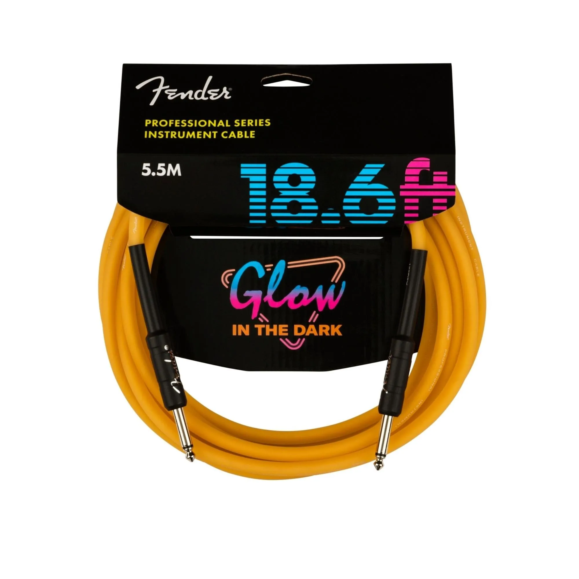 Cabo Fender para Instrumentos 5,5M P10 Professional Series Glow In The (82508)