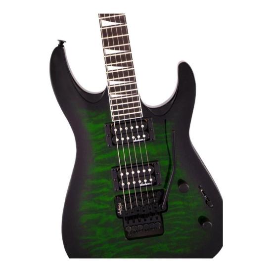 Guitarra Jackson Dinky Arch Top JS32Q Transparent Green Burst por 3.999,00 à vista no boleto/pix ou parcele em até 12x sem juros. Compre na loja Mundomax!