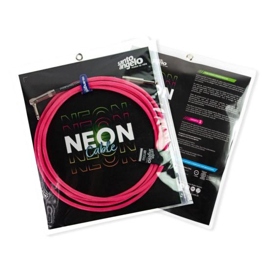 Cabo Santo Angelo P10 x P10 L90° 15FT 4,57m Neon Pink por 149,99 à vista no boleto/pix ou parcele em até 5x sem juros. Compre na loja Mundomax!