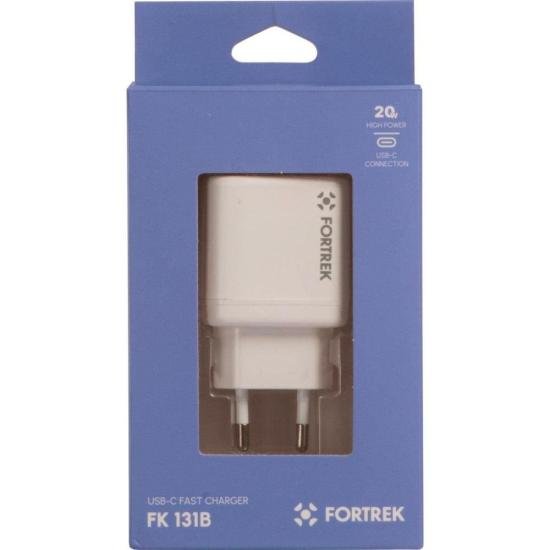 Carregador Universal USB-C Fortrek FK 131B 20w PD por 42,90 à vista no boleto/pix ou parcele em até 1x sem juros. Compre na loja Fortrek!