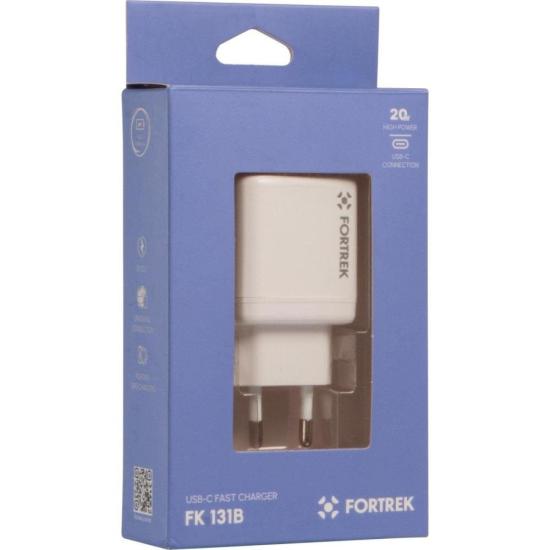 Carregador Universal USB-C Fortrek FK 131B 20w PD por 42,90 à vista no boleto/pix ou parcele em até 1x sem juros. Compre na loja Fortrek!