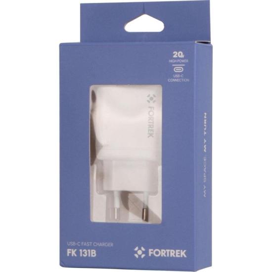 Carregador Universal USB-C Fortrek FK 131B 20w PD por 42,90 à vista no boleto/pix ou parcele em até 1x sem juros. Compre na loja Fortrek!