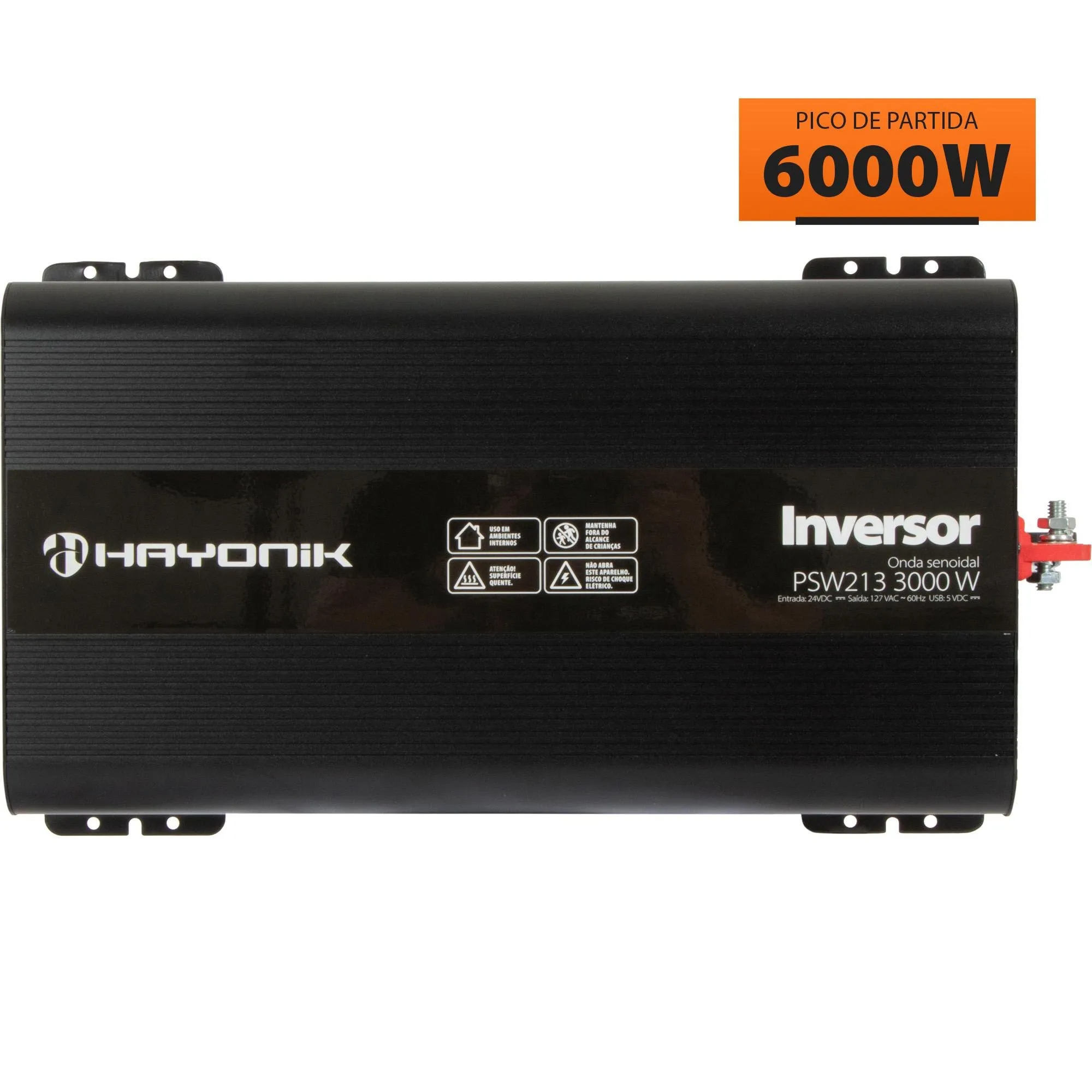 Inversor de Onda Senoidal 3000W 24Vdc/127V PSW213 Hayonik (82718)