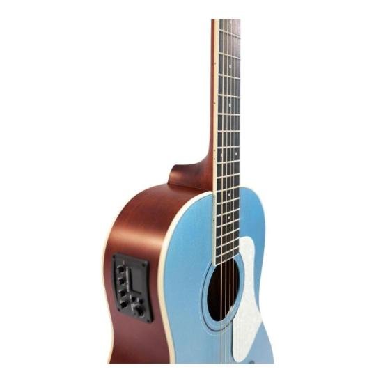 Violão Tagima Nazca Eletroacústico Aço Lake Placid Blue Satin por 899,00 à vista no boleto/pix ou parcele em até 10x sem juros. Compre na loja Mundomax!