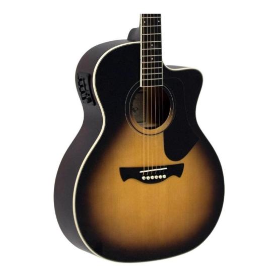 Violão Tagima Rio Negro Eletroacústico Aço Vintage Sunburst por 1.099,00 à vista no boleto/pix ou parcele em até 12x sem juros. Compre na loja Mundomax!