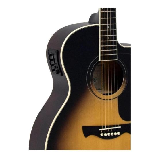 Violão Tagima Rio Negro Eletroacústico Aço Vintage Sunburst por 1.099,00 à vista no boleto/pix ou parcele em até 12x sem juros. Compre na loja Mundomax!