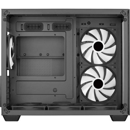 Gabinete Gamer Aerocool Dryft Mini Preto Com 6 fans ARGB Lateral Vidro por 655,81 à vista no boleto/pix ou parcele em até 10x sem juros. Compre na loja Aerocool!