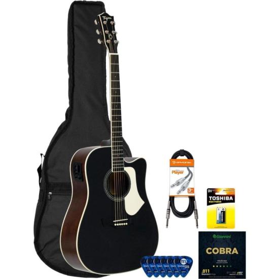 Kit Violão Tagima Andes Black + Acessórios por 1.166,00 à vista no boleto/pix ou parcele em até 12x sem juros. Compre na loja Mundomax!
