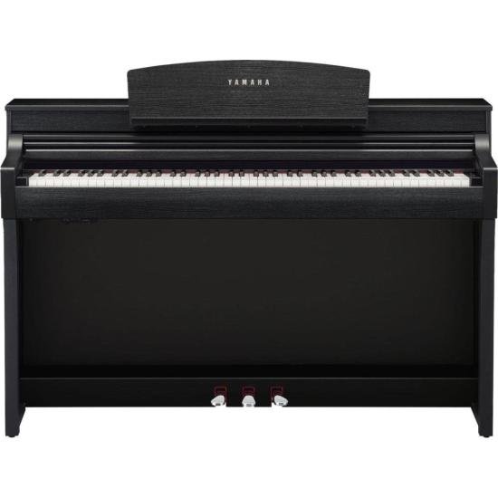Piano Yamaha Clavinova CSP-255 Digital Preto por 0,00 à vista no boleto/pix ou parcele em até 1x sem juros. Compre na loja Mundomax!