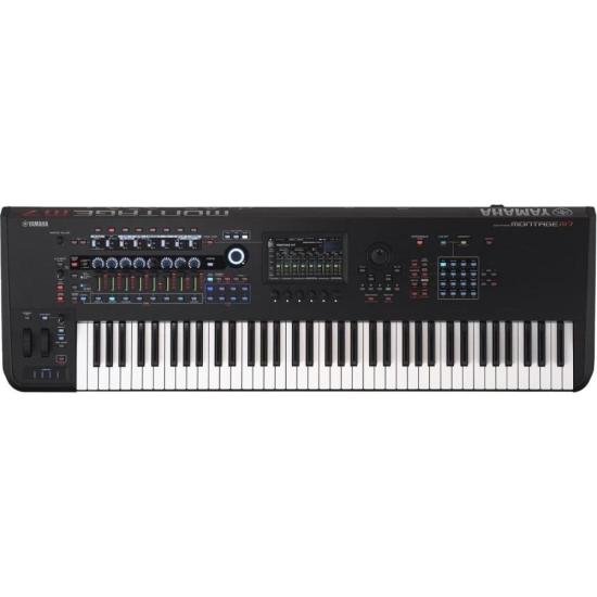 Teclado Yamaha Montage M7 Sintetizador Preto por 0,00 à vista no boleto/pix ou parcele em até 1x sem juros. Compre na loja Mundomax!