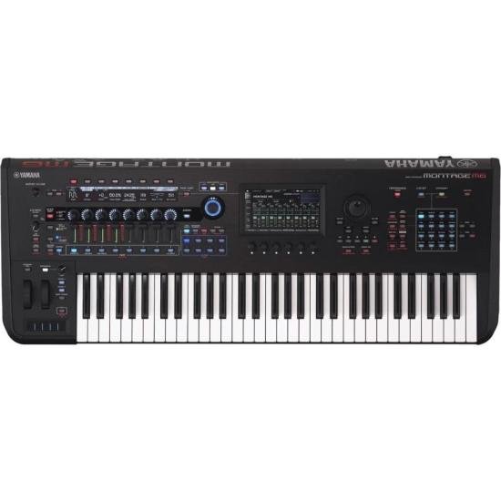 Teclado Yamaha Montage M6 Sintetizador Preto por 0,00 à vista no boleto/pix ou parcele em até 1x sem juros. Compre na loja Mundomax!