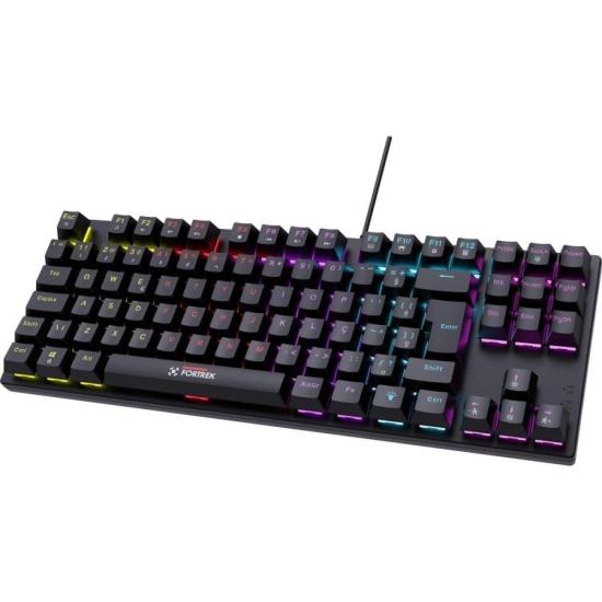 Teclado Gamer Mecânico Fortrek Gravity 80 TKL Switch Outemu Red por 204,19 à vista no boleto/pix ou parcele em até 8x sem juros. Compre na loja Fortrek!
