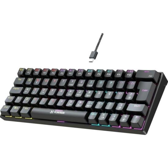 Teclado Gamer Mecânico Fortrek Gravity 65 Compact Switch Outemu Red B por 182,69 à vista no boleto/pix ou parcele em até 7x sem juros. Compre na loja Fortrek!