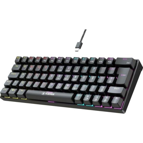 Teclado Gamer Mecânico Fortrek Gravity 65 Compact Switch Outemu Red B por 182,69 à vista no boleto/pix ou parcele em até 7x sem juros. Compre na loja Fortrek!